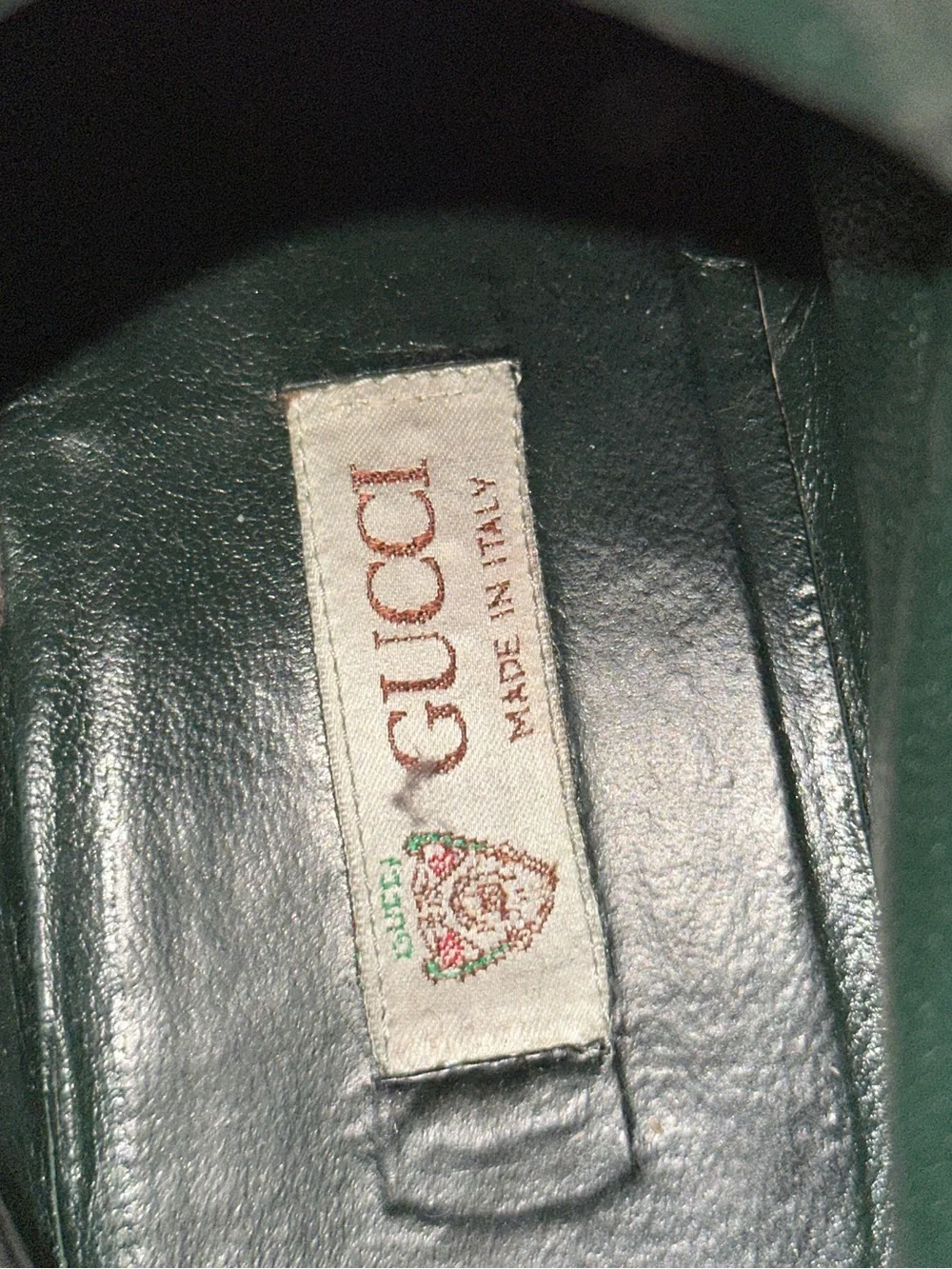 Gucci Made in Italy Vintage Crocodile Leather Boots
